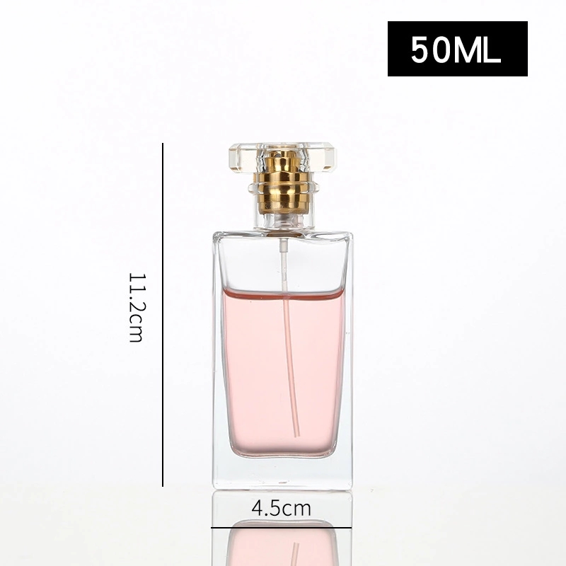 Factory price 30ml 50ml 100ml crystal refillable spray perfume glass bottle
