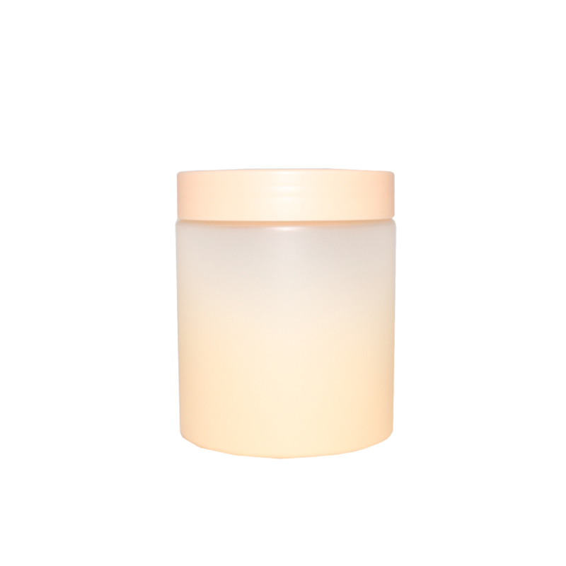 Factory price PP PE transparent wide mouth cream cosmetic pet loose powder clear plastic jar