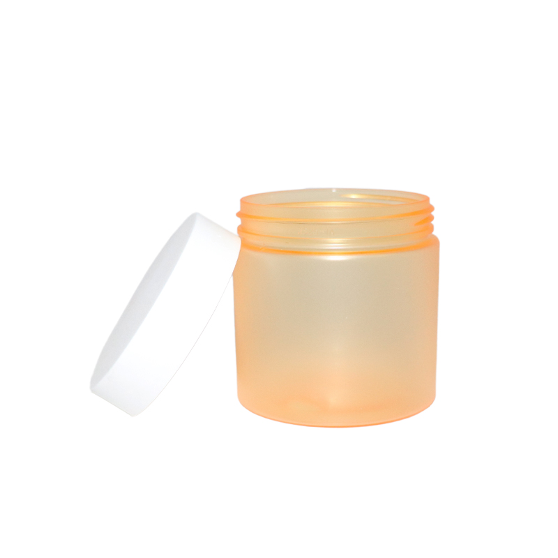 Factory price PP PE transparent wide mouth cream cosmetic pet loose powder clear plastic jar