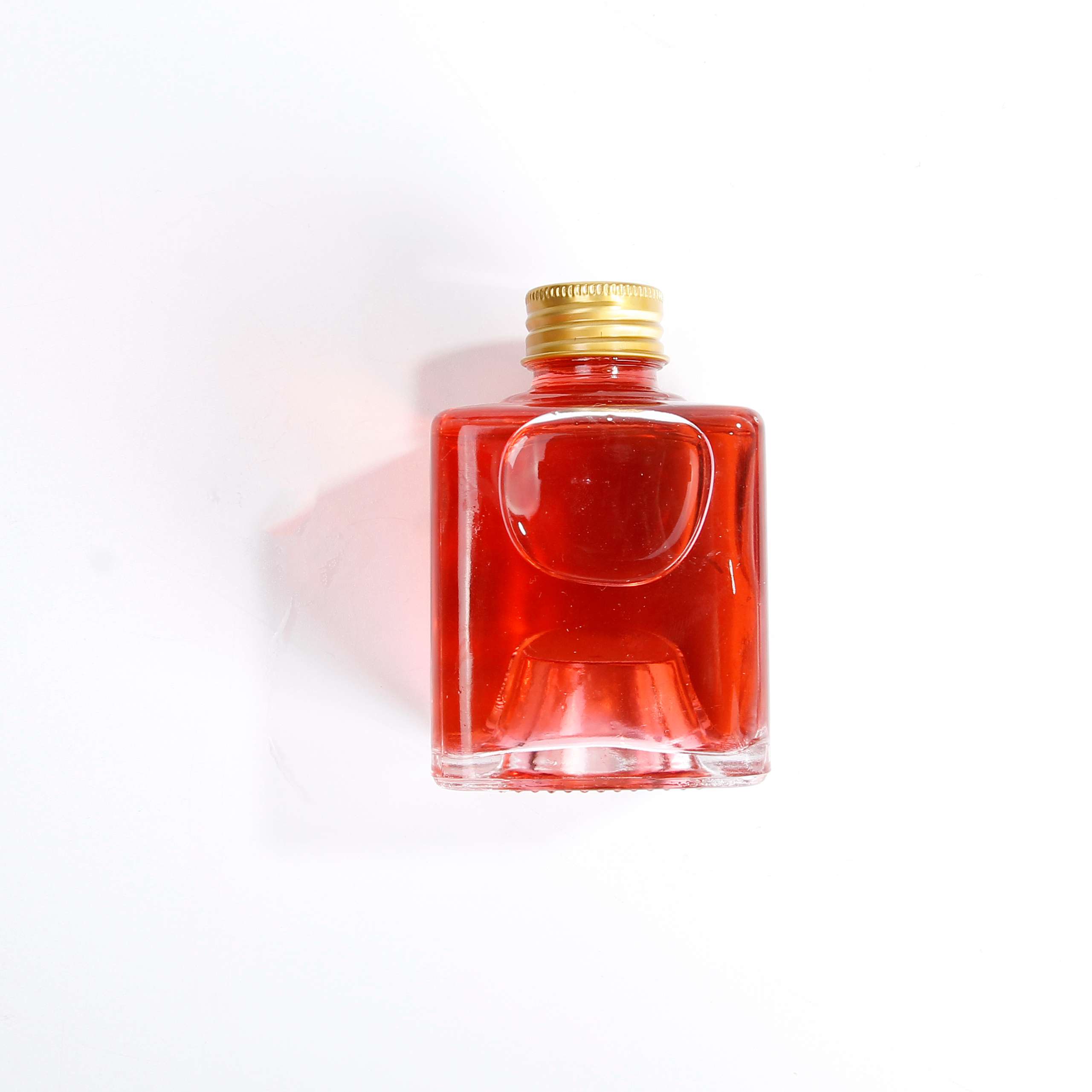 Factory price Vanjoin in Stock Fruit Punch Stacked Wine Glass Bottle