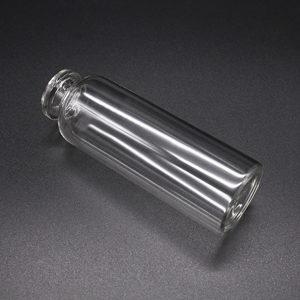 Factory price Wholesale Mini Empty Clear 0.5oz neck borosilicate potion glass bottle with cork lids 15ml vial