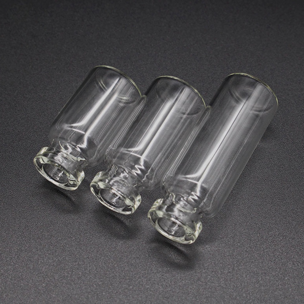 Factory price Wholesale Mini Empty Clear 0.5oz neck borosilicate potion glass bottle with cork lids 15ml vial