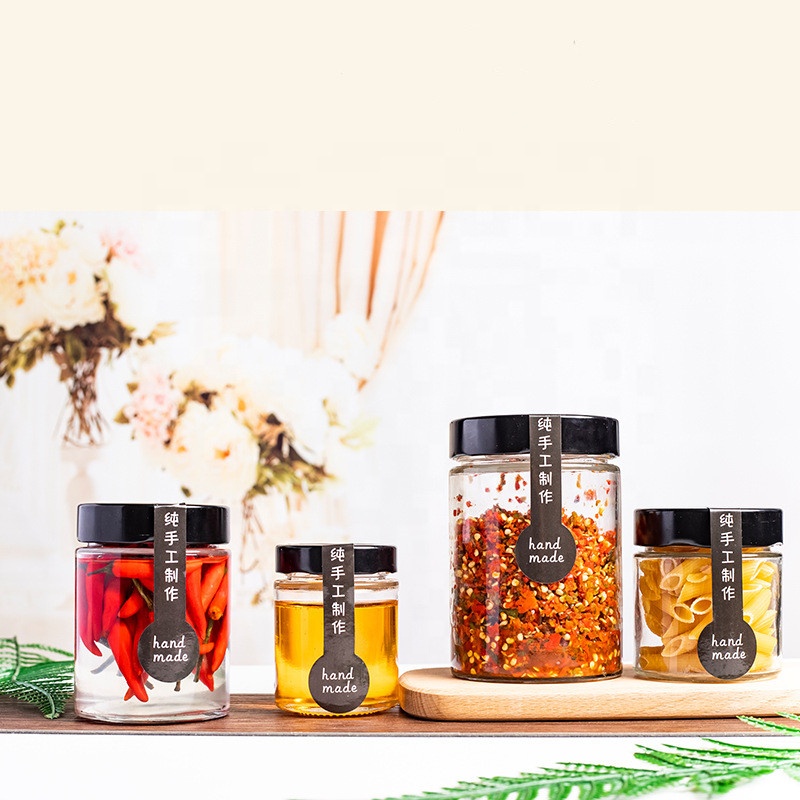 Factory price cosmetic containers glass jar 100ml 150ml 180ml 220ml 280ml 380ml 500ml thick glass candle jar