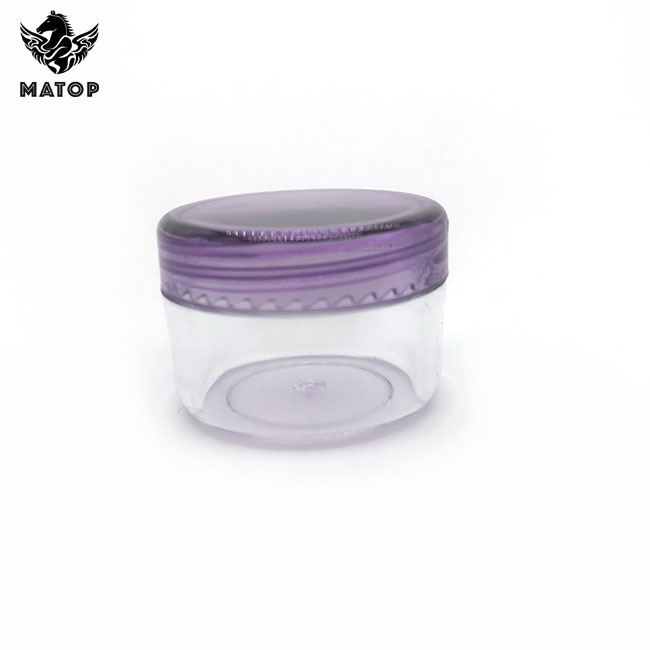 Factory price cosmetic packaging empty PS clear cream jar