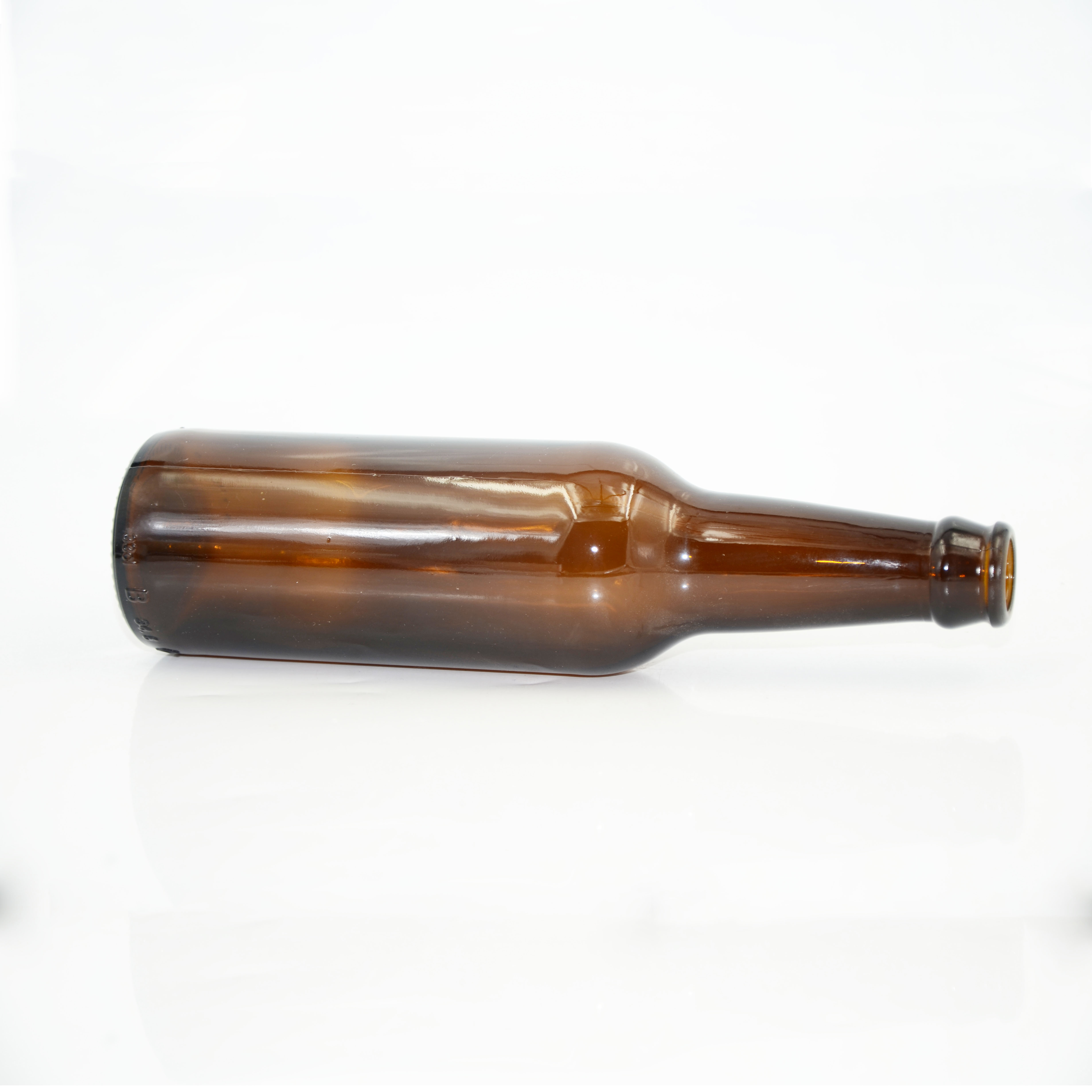 Factory price empty custom printed glass bottle glass beer bottle