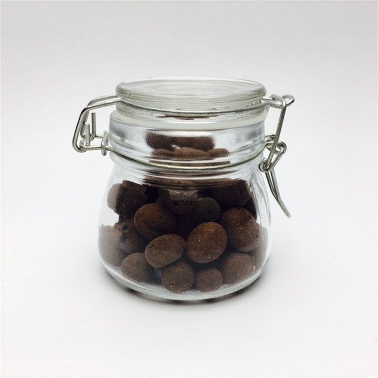 Factory price glass storage jar airtight glass jar for kitchen glass food containers with lid