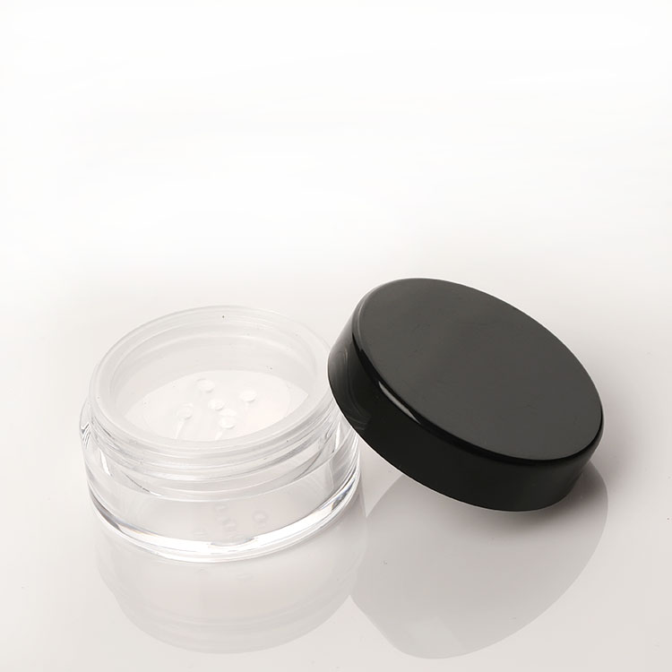 Factory price loose powder jar with sifter 5g powder jar