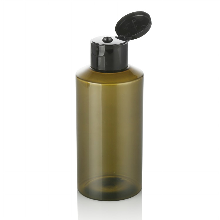 Factory price luxury frosted matte green cosmetic cream plastic pump bottles and jars set