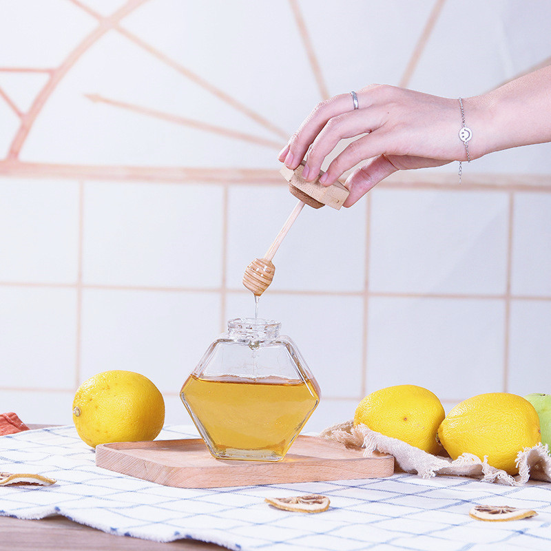 Factory price luxury holding honey jam storage jar wholesale