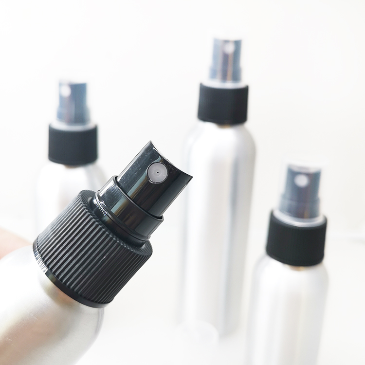 Factory price luxury round aluminum bottle 30ml 50ml perfume bottle,mist sprayer bottle