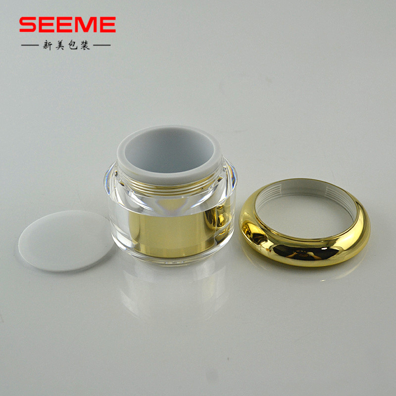 Factory price oem 30g plastic cosmetic container 50g face cream jar for gel