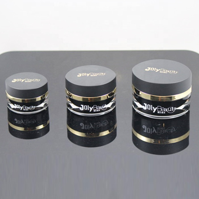 Factory price optional 15g 30g 50g acrylic facial cream jar containers wholesale