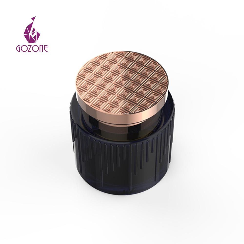 Factory price wholesale luxury lip balm cream glass cosmetic jar for saffron
