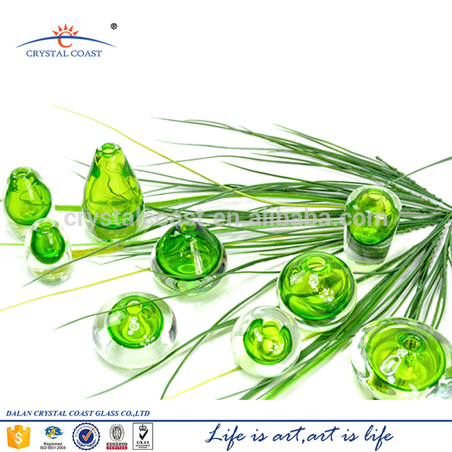Factory product hand blown colored reed diffuser glass bottle