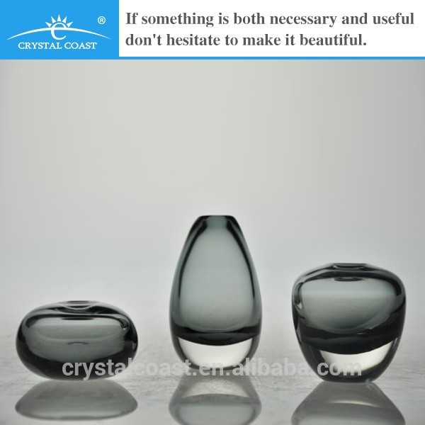 Factory product hand blown colored reed diffuser glass bottle