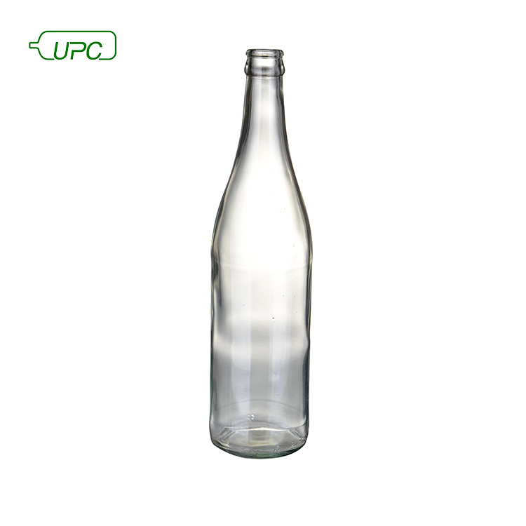 Factory recycled bottle 330ml amber glass beer bottle