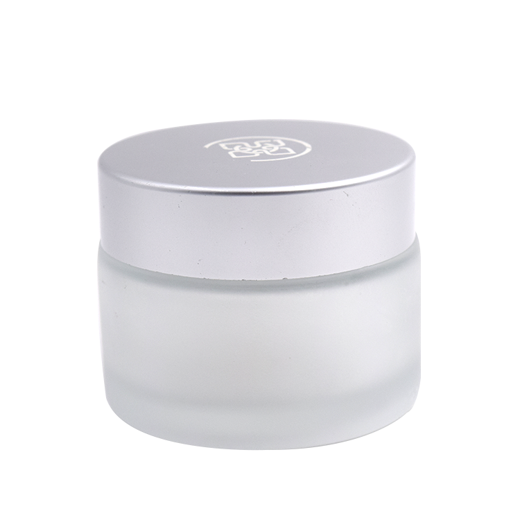 Factory sale 15ml 20ml 30ml glass face cream jar frost glass jar for face cream