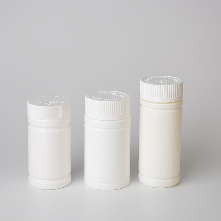 Factory sale medicine bottle  pharmaceutical transparent pill bottles with cap