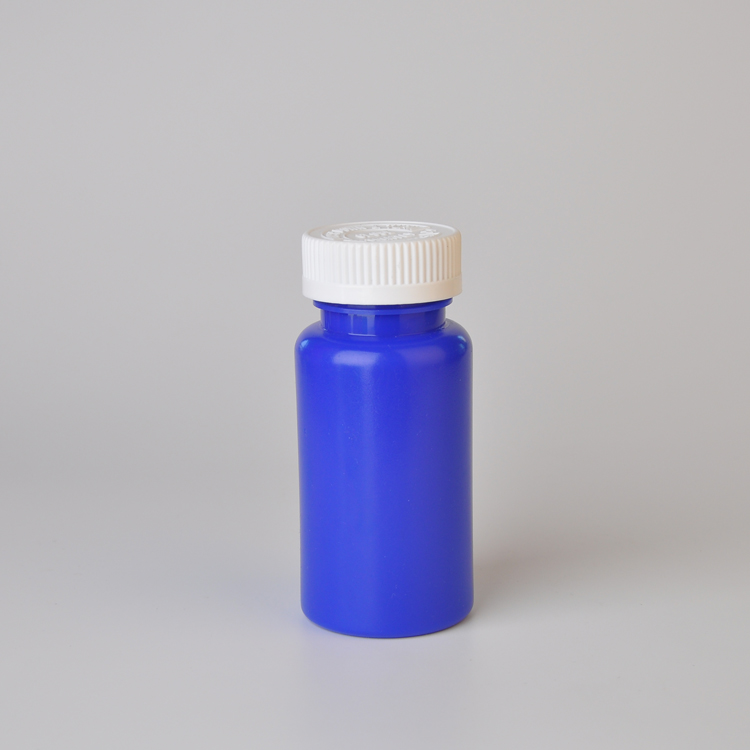 Factory sale medicine bottle pharmaceutical transparent pill bottles with cap