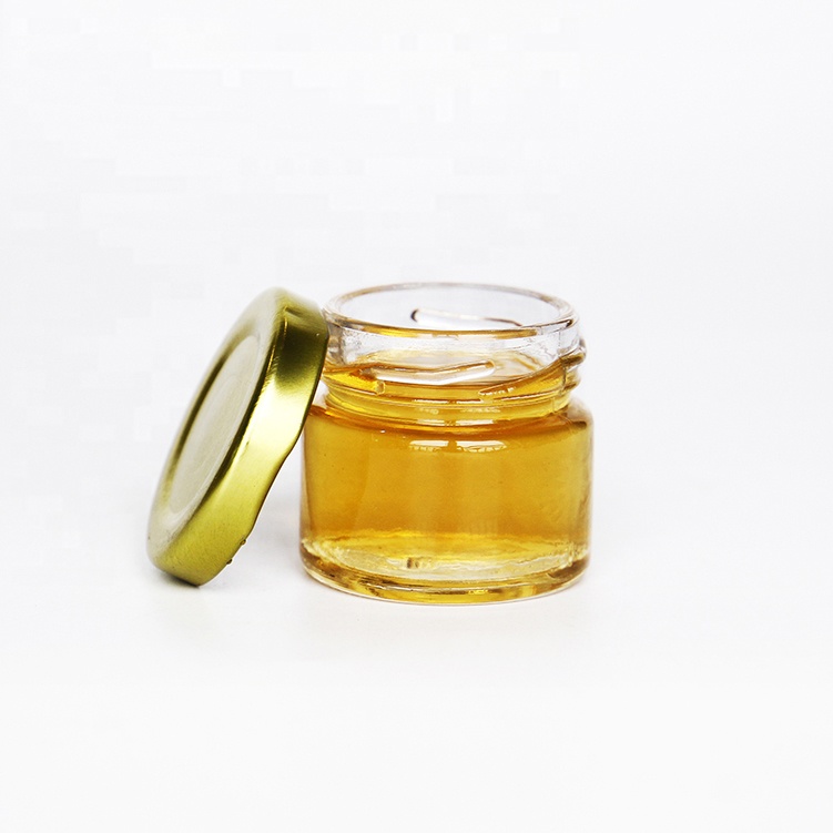 Factory sale mini 1oz 45g round jam jelly jars for honey caned food storage