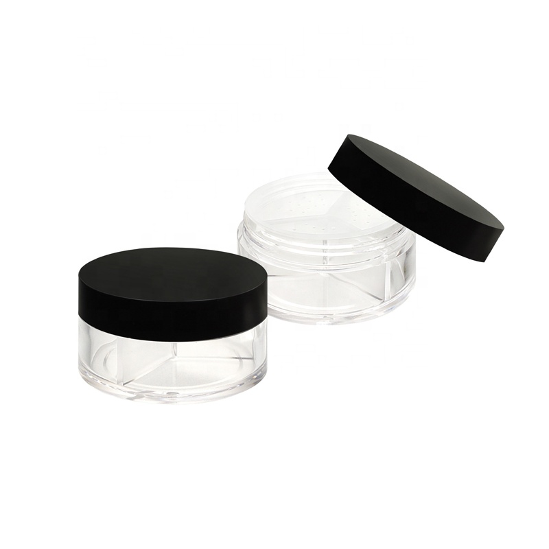 Factory sales 5g 30g 50g loose powder jar with sifter 10g sifter jar cosmetic sifter jars