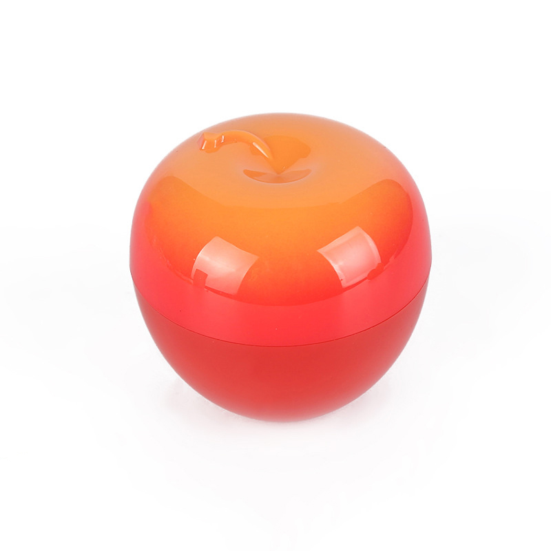 Factory sell 30g cosmetic cream jar fruit shaped unique plastic cream jar