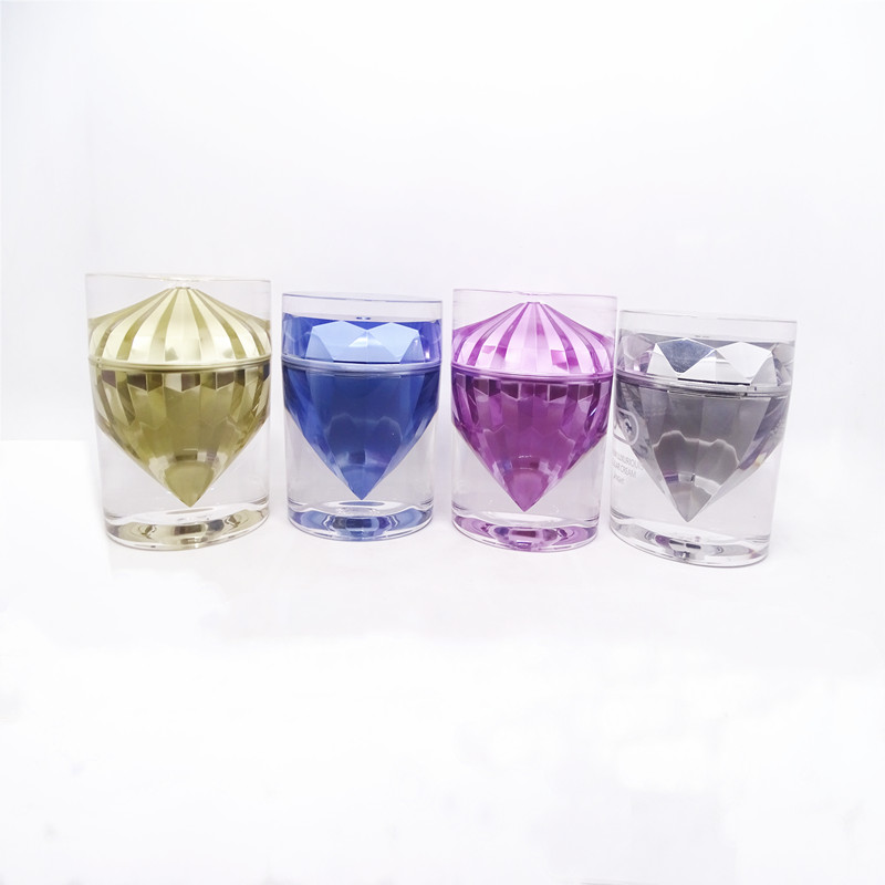 Factory selling custom color 15ml non-toxic acrylic makeup jars for storing eye cream foundation