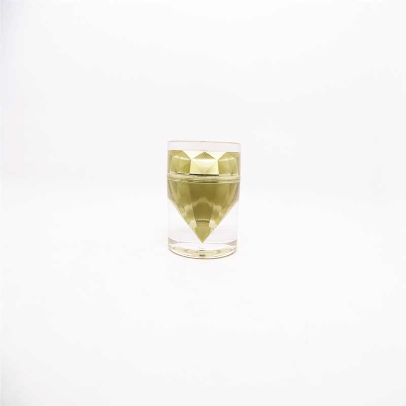 Factory selling custom color 15ml non-toxic acrylic makeup jars for storing eye cream foundation