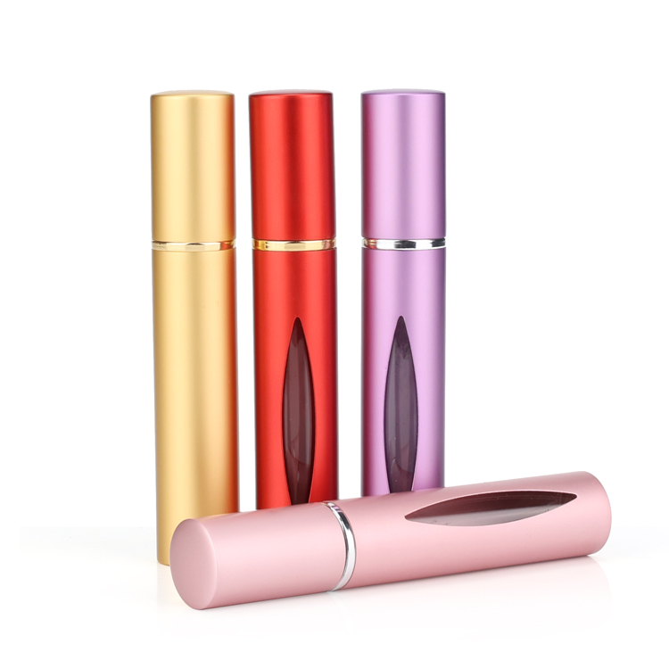 Factory skin care 10ml roll on bottle packaging for body oil roll on aluminum lipgloss roll on tubes