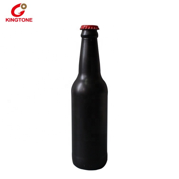Factory spot 330 ml 500ml matte glass beer bottle with metal cap