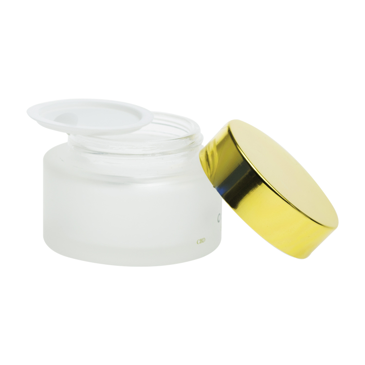 Factory stocks lower price skin care cosmetic packaging 30g 50g 100g glass jar cream bottles