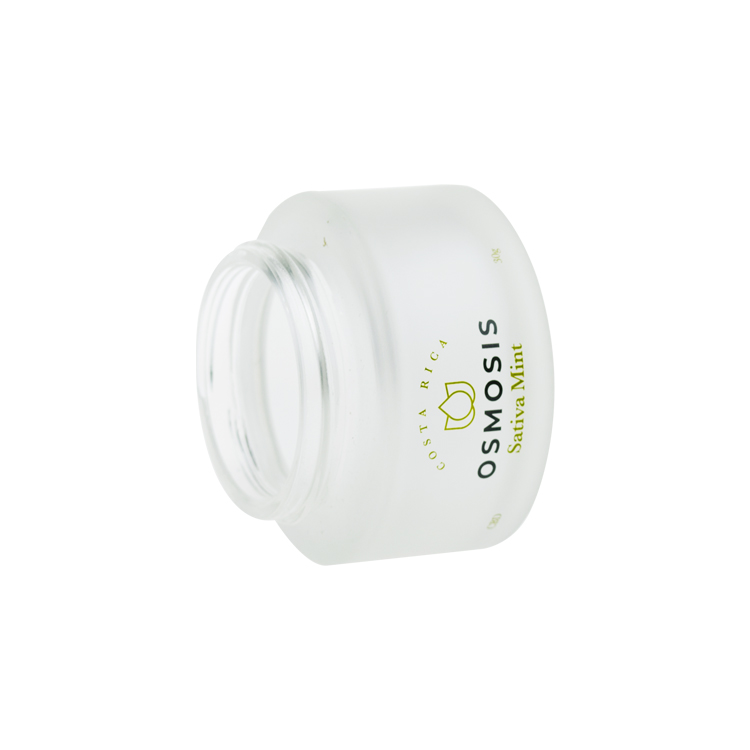 Factory stocks lower price skin care cosmetic packaging 30g 50g 100g glass jar cream bottles