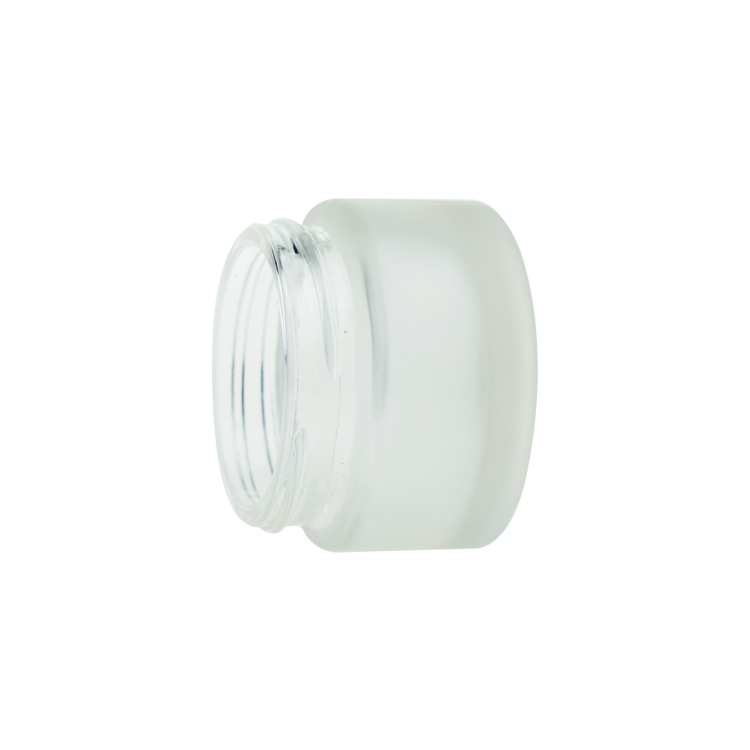 Factory stocks lower price skin care cosmetic packaging 30g 50g clear glass cream jar with screw lid jar glass cosmetics