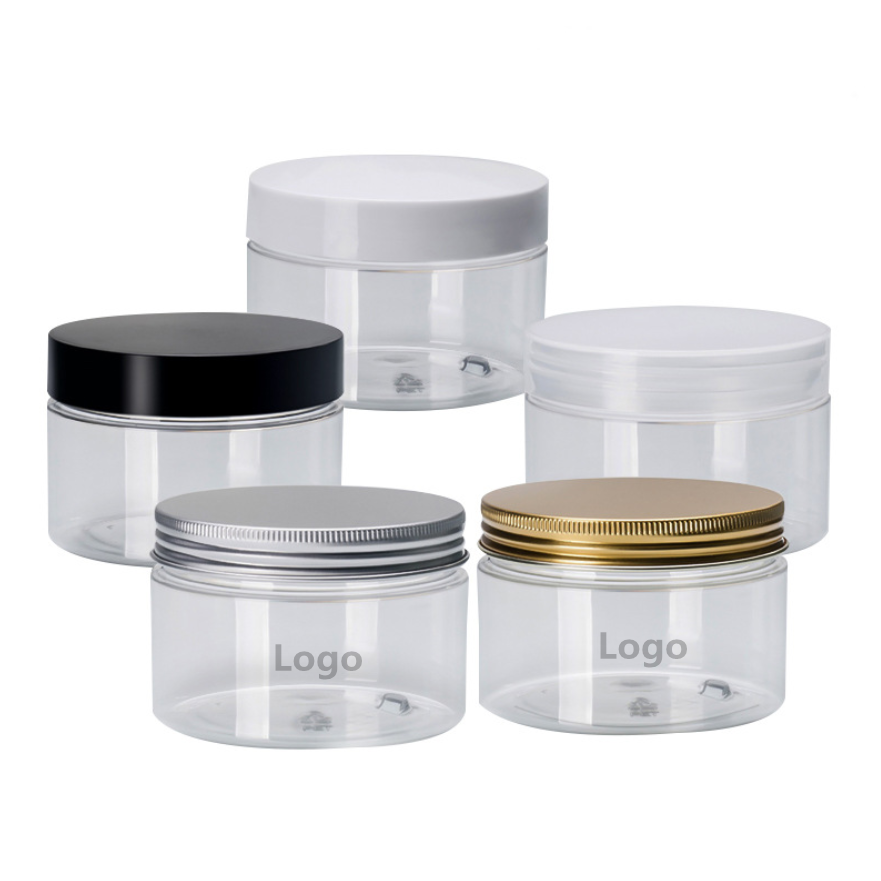 Factory supplier Food grade clear transparent peanut butter jars