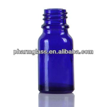 Factory supply 10ml/30ml/100ml cobalt blue essential oil boston round glass bottle