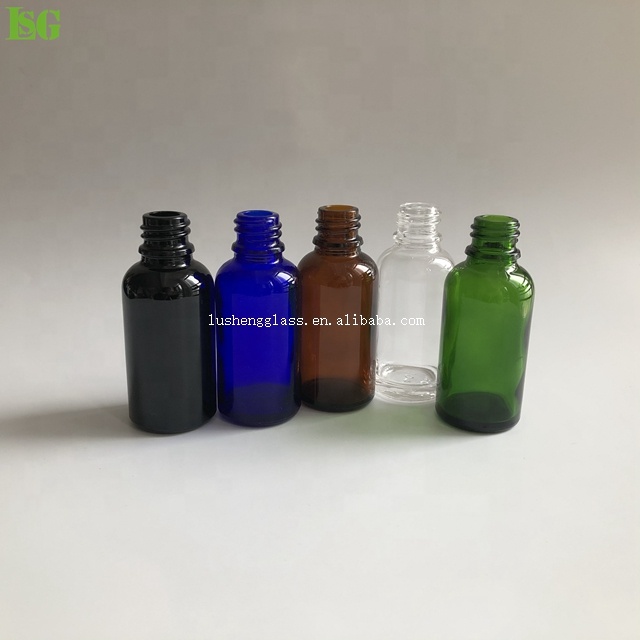 Factory supply Amber Green Blue Clear Glass Essential Oil dropper Bottles Euro Dropper Bottles in Large Stock