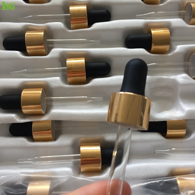 Factory supply Amber Green Blue Clear Glass Essential Oil dropper Bottles Euro Dropper Bottles in Large Stock