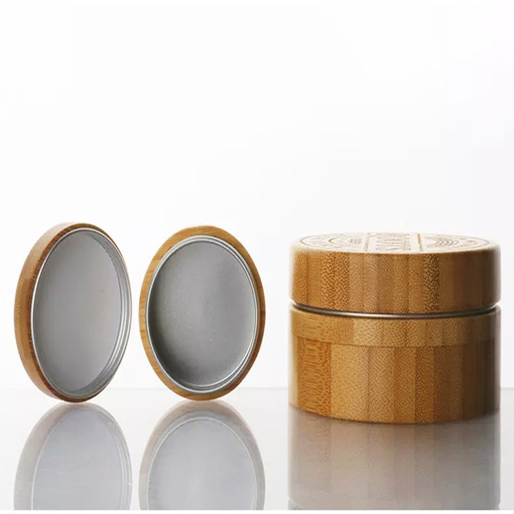 Factory supply bamboo wood cosmetic bottle custom cream bottle bamboo cosmetic jar