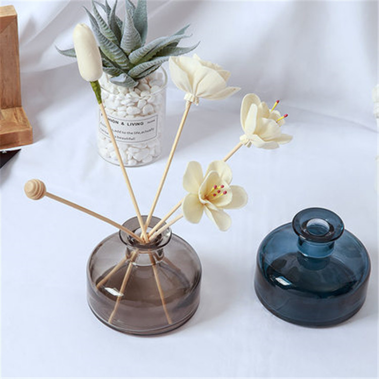Factory supply luxury 100ml 150ml 200ml 250ml glass reed diffuser bottle