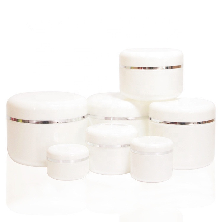 Factory supply promotional 50g 100g 150g 200g pp plastic cosmetic jar for skin cream
