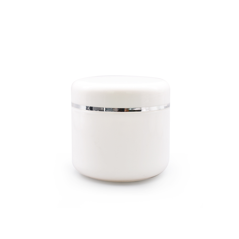 Factory supply white plastic jars 20ml 30ml 50ml 100ml 150ml 200ml 250ml cream jars