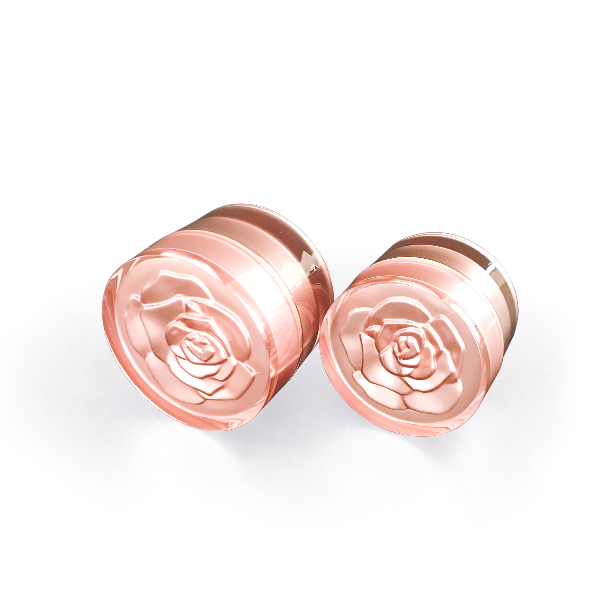 Factory wholesale 15g 50ml empty cosmetic acrylic nail jar for powder cream