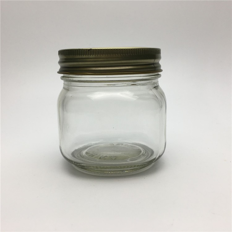 Factory wholesale 250ml 8oz glass mason jar with lids for canning