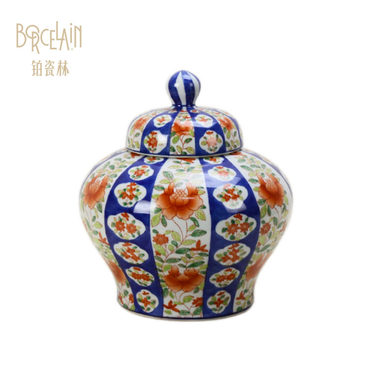 Factory wholesale antique storage stock porcelain modern luxury large home goods decorative ceramic jars with lids