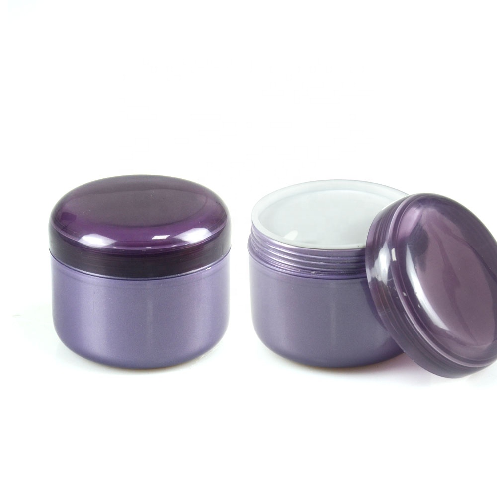 Factory wholesale cosmetic cream packaging container 250ml empty plastic skin care jars