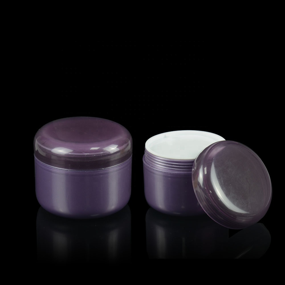 Factory wholesale cosmetic cream packaging container 250ml empty plastic skin care jars