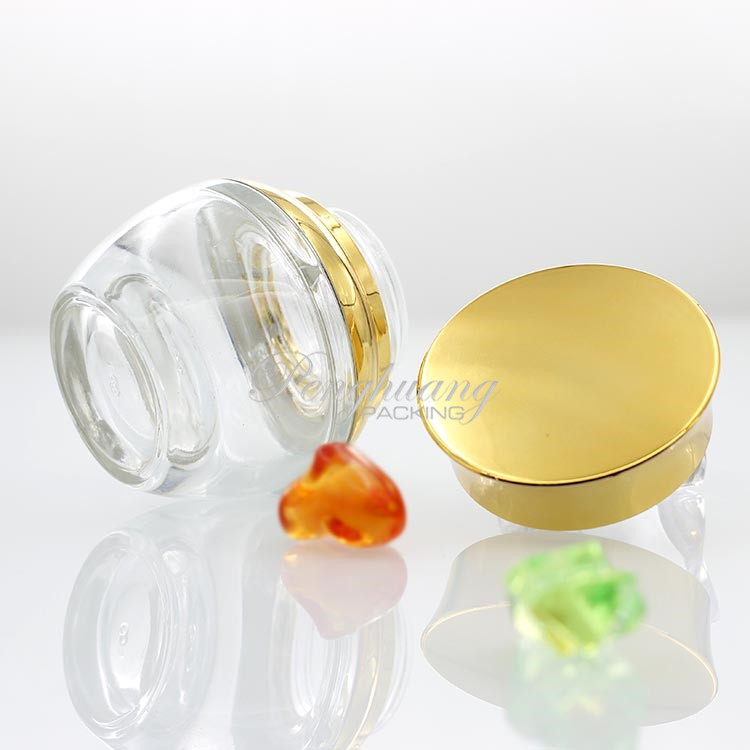 Factory wholesale cosmetic packaging jar body scrub jar 30ml fancy cosmetic jars personal care cream