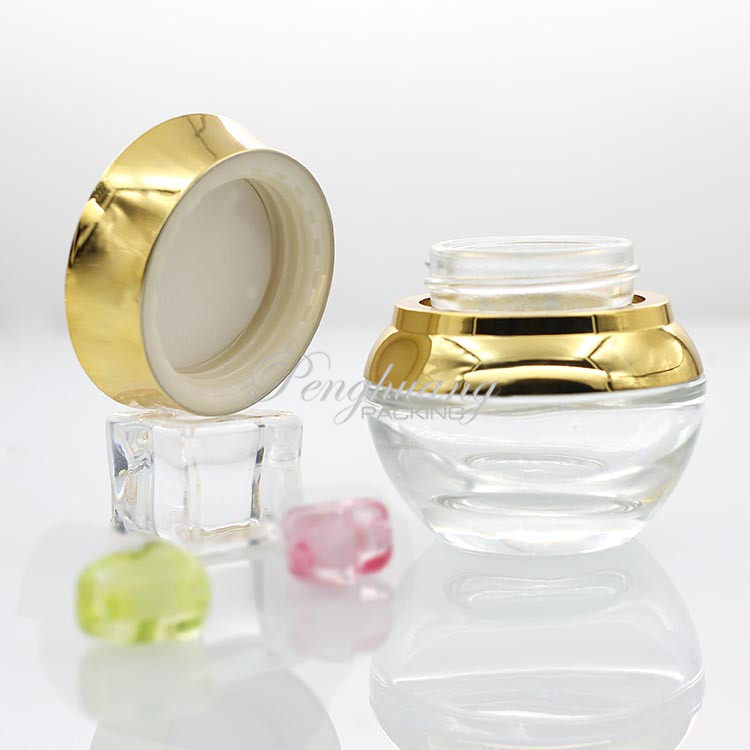 Factory wholesale cosmetic packaging jar body scrub jar 30ml fancy cosmetic jars personal care cream