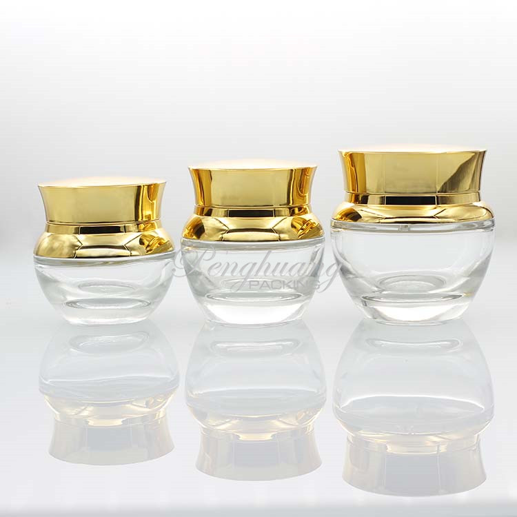 Factory wholesale cosmetic packaging jar body scrub jar 30ml fancy cosmetic jars personal care cream