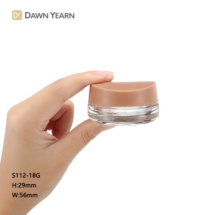 Factory wholesale eco friendly screw cap cream jar 18g cosmetic packaging jar